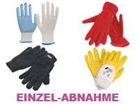 Handschuhe Einzelabnahme