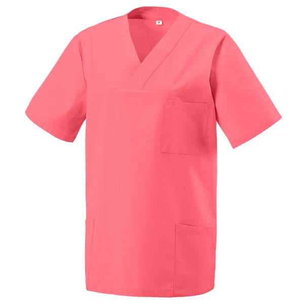 EXNER Unisex-Schlupfkasack / OP-Kasack -273-75-39- Farbe coral, Mischgewebe