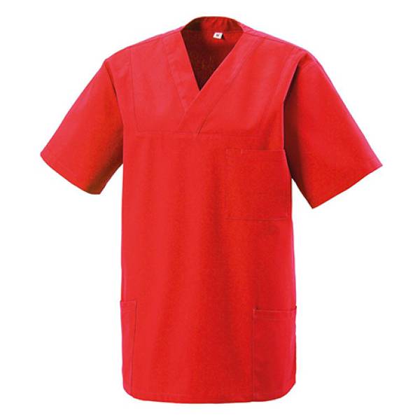 EXNER Unisex-Schlupfkasack / OP-Kasack -273-75-40- Farbe rot, bis 7XL, Mischgewebe