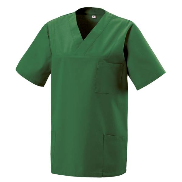 EXNER Unisex-Schlupfkasack / OP-Kasack -273-75-70- Farbe flaschengrün, bis 7XL, Mischgewebe