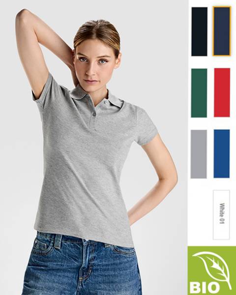 ROLY-ECO DAMEN-BIO-ORGANIC-POLO-SHIRT PRINCE RY6618- Bio-Baumwolle, TOP-Qualität, perfekter Tragecomfort