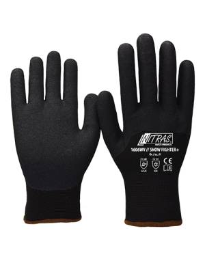 Nylon-Winterhandschuh -1606WV // SNOW FIGHTER+, nitrilbeschichtet, Einzel-Paar-Abnahme
