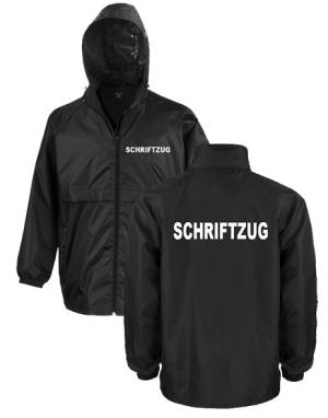 SECURITY-Windbreaker - mit wählbarem Druck auf Brust und Rücken, Basispreis zzgl. Druckkosten