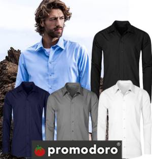 Deluxe-Poplin-Langarm-Hemd -Promodoro 6310- beste Markenqualität zum TOP-Preis