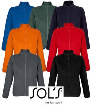 DAMEN-COMFORT-FLEECE-JACKE -SOL`S FACTOR WOMEN- ,Premium-Qualität