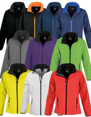 DAMEN-SOFTSHELL-JACKE -RESULT RT231F- 2-Layer 