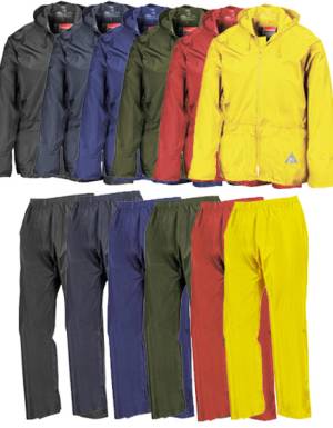REGENANZUG -JACKE und HOSE RESULT RT95A- absolut wasserdicht