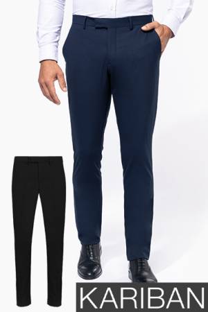 KARIBAN PREMIUM HERREN-ANZUGHOSE -PK740- Stretch