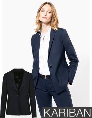 KARIBAN PREMIUM DAMEN-BLAZER -PK6050- Stretch