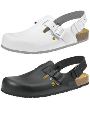 NATURE ESD-CLOG-OB GLATTLEDER MIT KLETTVERSCHLUSS -ABEBA 4040 - 4055 -
