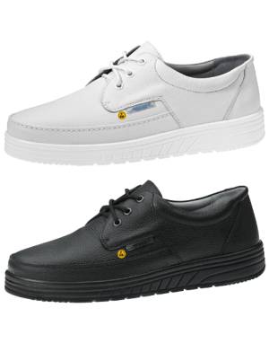 AIR CUSHION ESD-SCHNÜRSCHUH - GENARBTES LEDER -ABEBA 32600 - 32610 - 