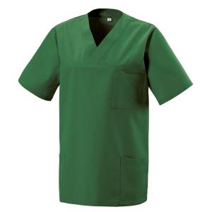 EXNER Unisex-Schlupfkasack / OP-Kasack -273-75-70- Farbe flaschengrün, bis 7XL, Mischgewebe