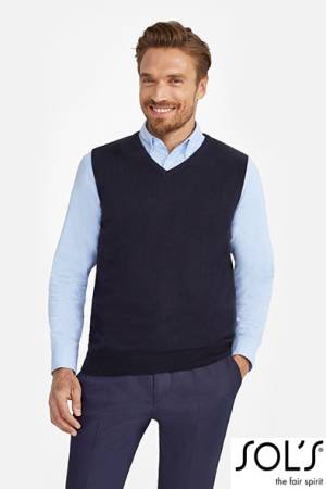 SOL´S UNISEX-AUSSCHNITT-STRICKPULLUNDER -L412- XXS-3XL, für Damen und Herren