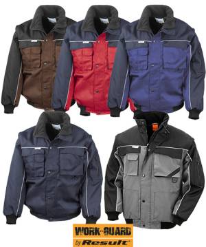 RESULT 2in1-HEAVY-DUTY-JACKET -RT71 / R071X- Ärmel abnehmbar, als Weste tragbar