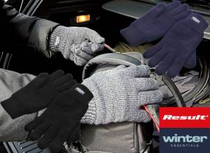 Thinsulate-Winter-Strick-Handschuh -R147X- extra warm mit Thinsulate-Futter