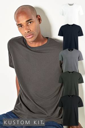 KUSTOM KIT PREMIUM T-SHIRT -SUPERWASH® PIQUE TEE K530- TOP-Qualität, Mischgewebe