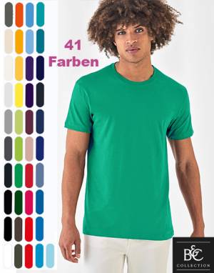 B&C ALLROUND-T-SHIRT -E150- 41 Farben, leicht und angenehm