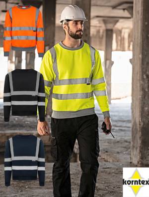 KORNTEX WARNSCHUTZ-SWEAT-SHIRT -KX324-