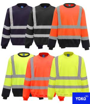 YOKO WARNSCHUTZ-SWEAT-SHIRT - HVJ510- atmungsaktiv