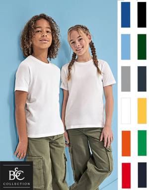 B&C KINDER-COMFORT-T-SHIRT -E190 / TK002- hochwertige 185-Gramm-Qualität