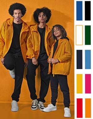 B&C WINDBREAKER -RESET-JG003- Gender-Neutral, für Damen und Herren, modische Farben, extra leicht, wasserabweisend