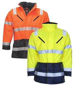 WARNSCHUTZ-PARKA -LEIKATEX 480740/50- wasserdicht, winddicht, gefüttert