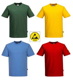 ESD-T-SHIRT - PORTWEST AS20 - antistatisch, bis Gr. 3XL