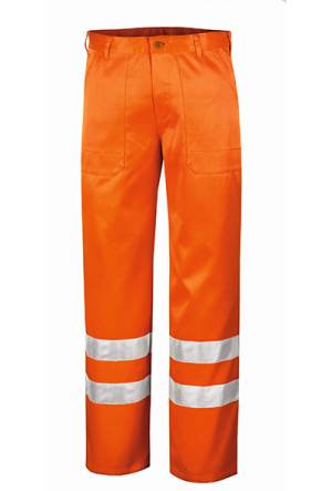 TEXXOR WARNSCHUTZ-BUNDHOSE -ROCKFORD 4305- uni-orange