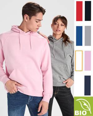 ROLY-ECO BIO-ORGANIC-KAPUZEN-SWEAT-SHIRT / HOODIE -VINSON RY1074- Bio-Baumwolle, TOP-Qualität, perfekter Tragecomfort
