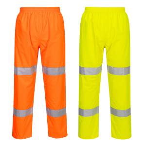 PROFI-WARNSCHUTZ-REGENHOSE -PORTWEST S165- absolut wasserdicht bis 20.000 mm, extrem hohe Atmungsaktivität, TPU-Membrane, bis Gr. 6XL