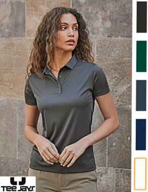 TEE JAYS DAMEN-LUXURY-SPORTS-POLO-SHIRT -TJ 7201- Cooldry-Polyester-Stretch, feuchtigkeits-regulierend, absolute Top-Qualität