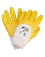 Baumwoll-Trikot-Nitril-Handschuh -03400- Nitrilbeschichtung, Einzel-Paar-Abnahme