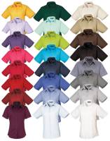 Popeline-Bluse -PREMIER PR302- Kurzarm, Easy Care 