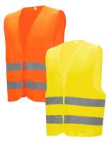 WARNSCHUTZ-WESTE -7110 / 7111- S - 4XL, Einzelabnahme