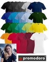Damen-Premium-T-Shirt -Promodoro 3005_3005F- Rundhals, 22 Farben, beste Markenqualität zum TOP-Preis