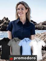 Deluxe-Poplin-Kurzarm-Bluse -Promodoro 6305 beste Markenqualität zum TOP-Preis