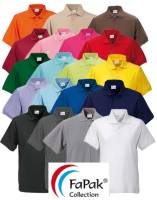 FAPAK Exclusiv-Polo-Shirt -FAP1300- 19 Farben, bis 5XL, hochwertiges Mischgewebe, extra heavy