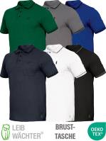 LEIBWÄCHTER -Exclusiv-Pocket-Polo-Shirt-FLEXU- mit Brusttasche, Top-Qualität, Stretch, atmungsaktiv