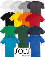 Comfort-T-Shirt -Sol`s Imperial- hochwertige 190-Gramm-Qualität, bis zu Gr. 5XL, viele Farben