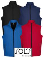 SOL´S SOFTSHELL-WESTE -RACE L02887- Innenseite Fleece, Stretch