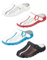 DYNAMIC ESD CLOG-OB GLATTLEDER MIT SCHNALLENVERSCHLUSS -ABEBA 37310 - 37312 - 37313 - 37315 -