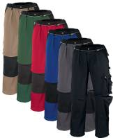 TEXXOR Arbeits-Bundhose -CANVAS-320 TOBAGO 2-in-1-  abzippbare Hosenbeine, auch als Shorty tragbar