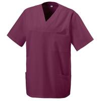 EXNER Unisex-Schlupfkasack / OP-Kasack -273-75-50- Farbe bordeaux, bis 7XL, Mischgewebe