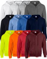 GILDAN PREMIUM KAPUZEN-SWEAT-JACKE -HEAVY BLEND ADULT FULL ZIP G18600-