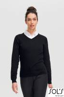 SOL´S DAMEN-V-AUSSCHNITT-STRICKPULLOVER -L411-