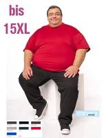 SuperSize Comfort-T-Shirt -Miners Mate MYS110- 5XL BIS 15XL, sehr gute 190-Gramm-Qualität, strapazierfähig