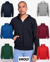ROLY KAPUZEN-SWEAT-JACKE -MONTBLANC RY6421- Mischgewebe, durchgehender Reißverschluss, TOP-Preis