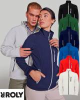 ROLY SOFTSHELL-JACKE -ANTARTIDA RY6432- Stretch, wind- und wasserabweisend, Microfleece-Futter