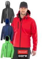 RESULT PREMIUM KAPUZEN-SOFTSHELL-JACKE - RT230- SUPER-STRETCH, 3-Layer, atmungsaktiv, wind- und wasserdicht