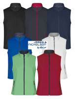 DAIBER-JAMES & NICHOLSON DAMEN SOFTSHELL-WESTE -JN1127- Innenseite Fleece